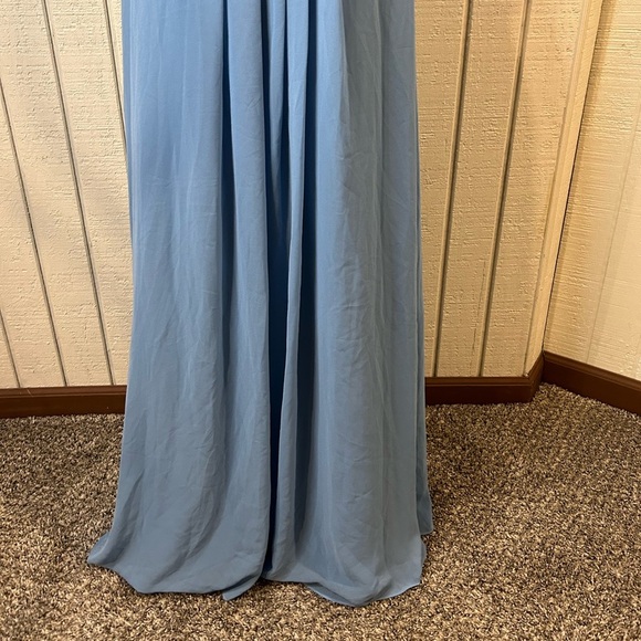 Azazie Alani Bridesmaid Dress in Steel Blue, size A2. NWT - Picture 6 of 7